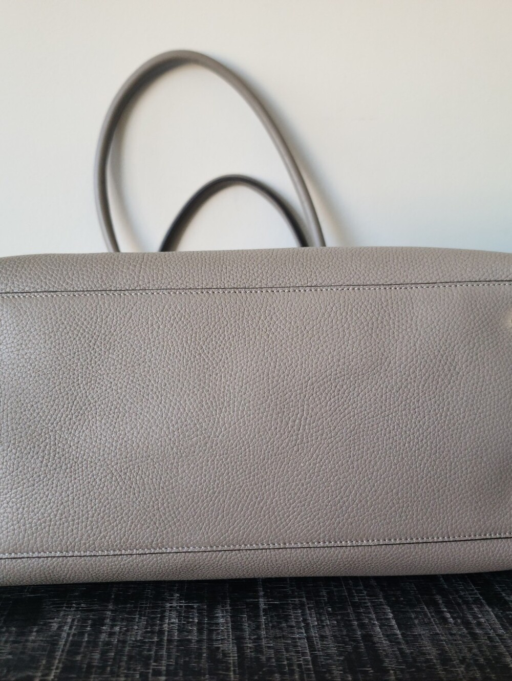 Coach Taupe Pebbled Leather Swagger Carryall Shoulder Bag #F36488 - Picture 6 of 12